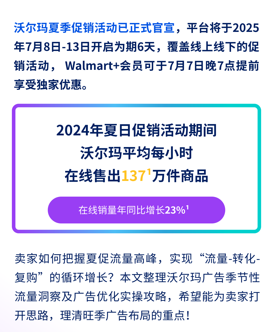 沃尔玛广告