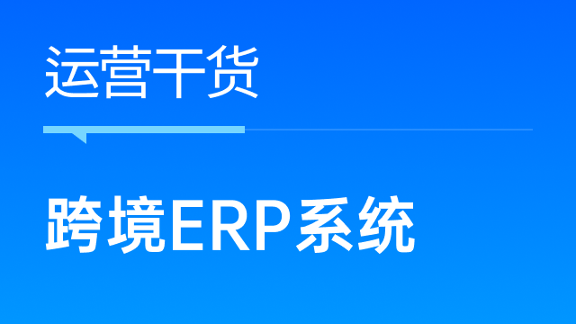 2024年跨境卖家发展跨境业务，为什么离不开ERP系统？