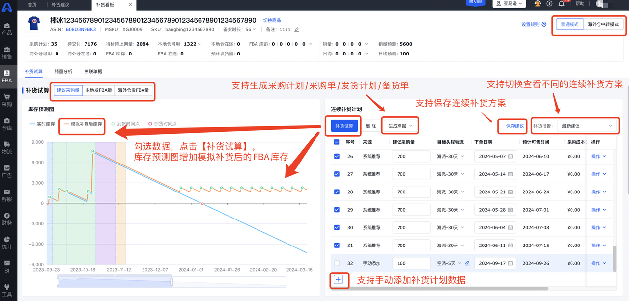 跨境电商卖家补货